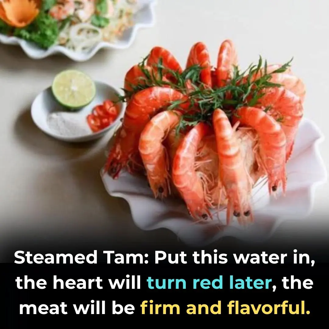 Steamed Tam: Put this water in, the heart will turn red later, the meat will be firm and flavorful.