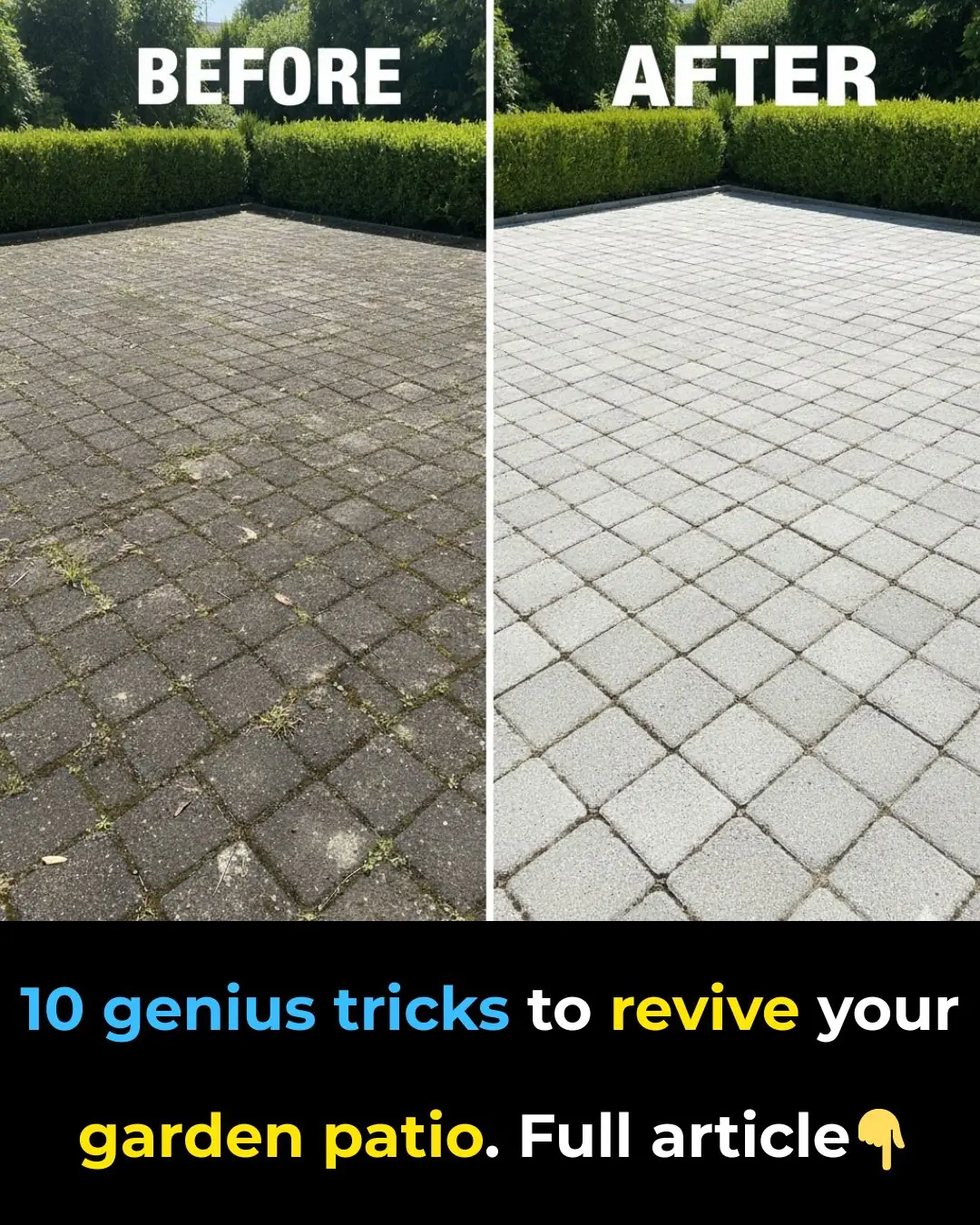 10 genius tricks to revive your garden patio