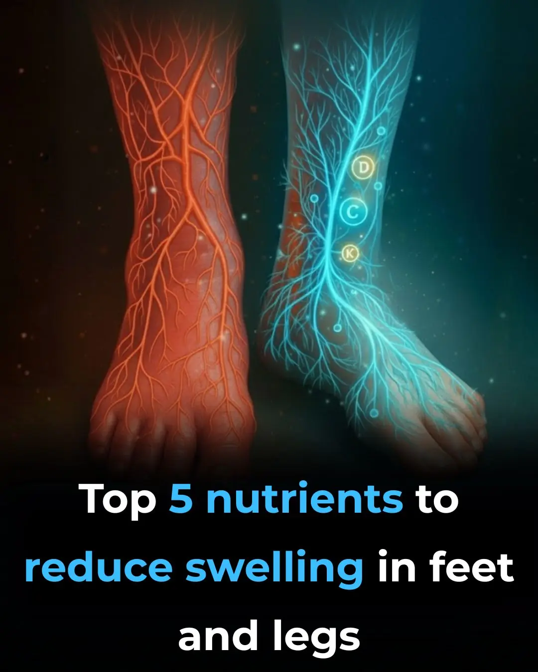 Top 5 Nutrients to Reduce Swelling in Feet and Legs