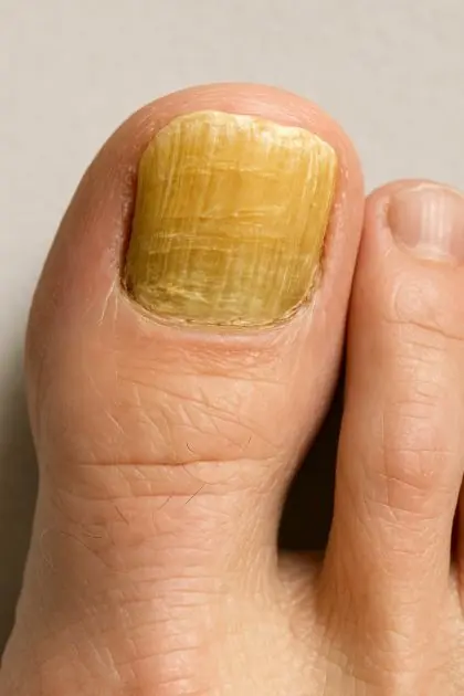 My toenail turned thick and yellow. Clinic can’t see me anytime soon. What is this?