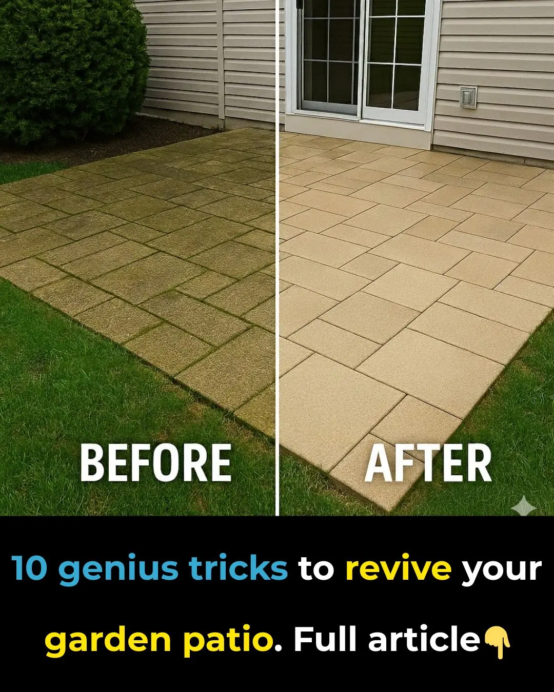 10 genius tricks to revive your garden patio