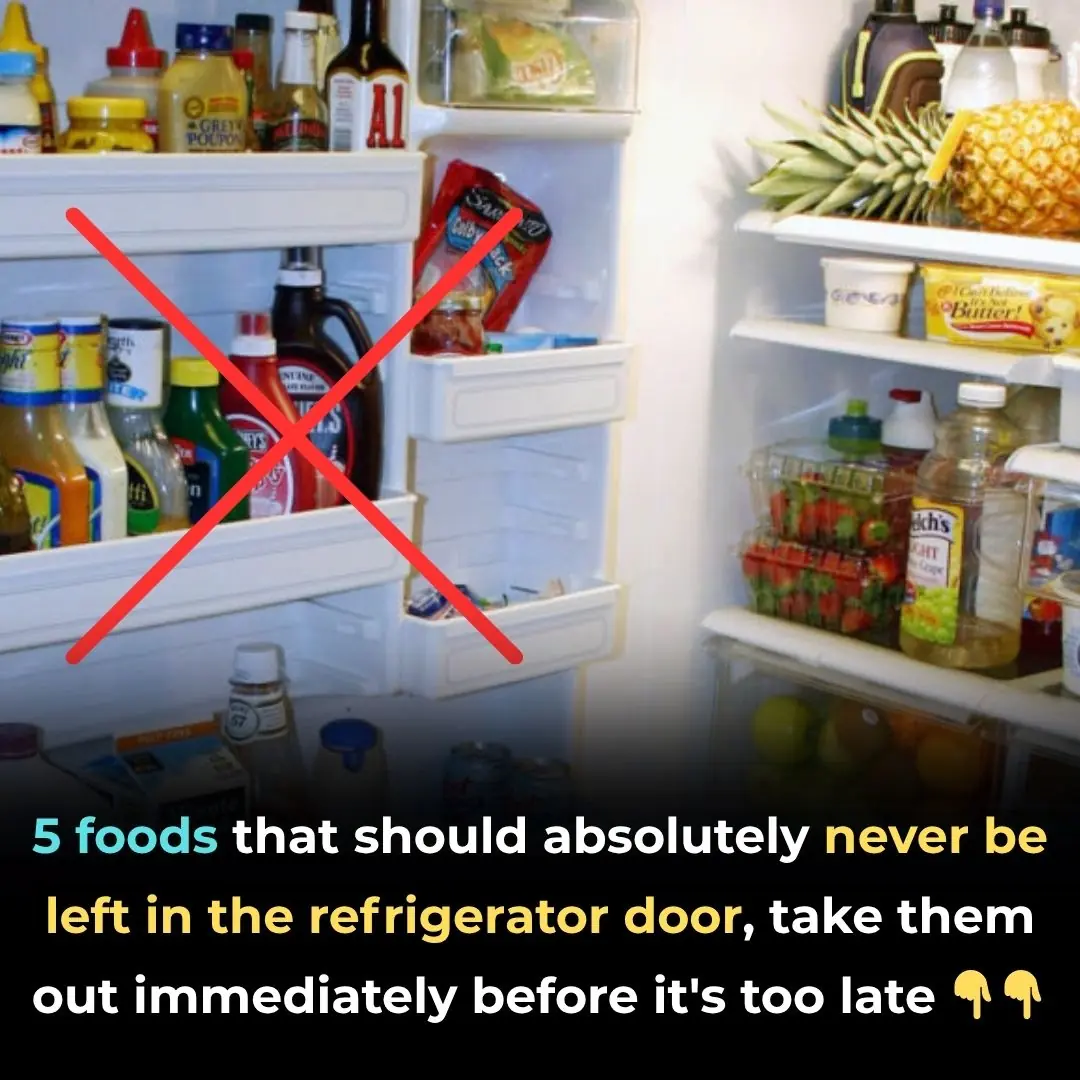 5 foods you should never keep in the refrigerator door, take them out immediately before it's too late