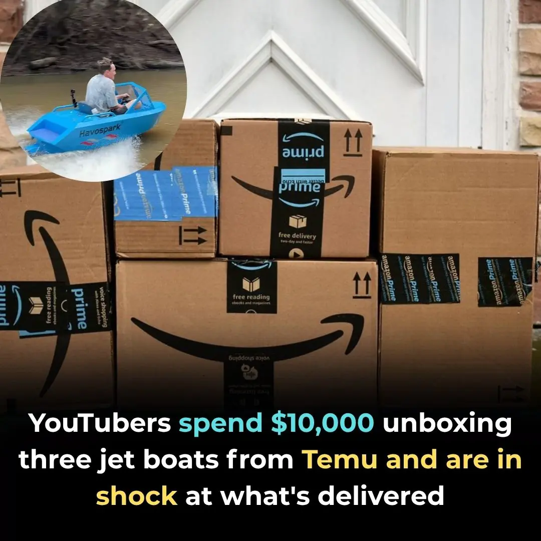 YouTubers spend $10,000 unboxing three jet boats from Temu and are in shock at what's delivered