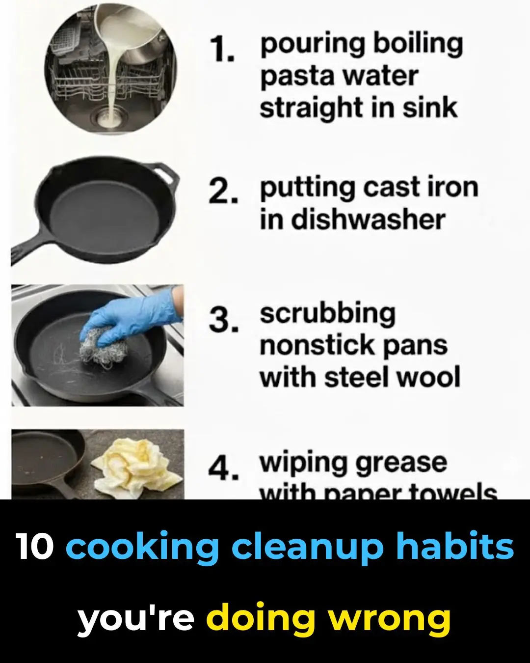 10 cooking cleanup habits you’re doing wrong