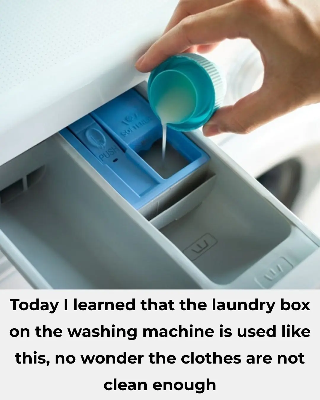 Today I Learned How to Use the Detergent Drawer on a Washing Machine—No Wonder My Clothes Weren’t Getting Fully Clean