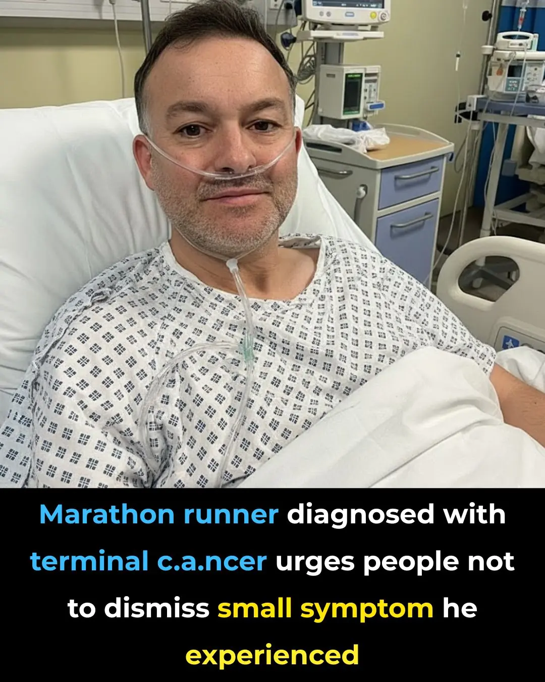 Marathon Runner Diagnosed With Terminal Cancer Warns Against Ignoring Small Symptoms