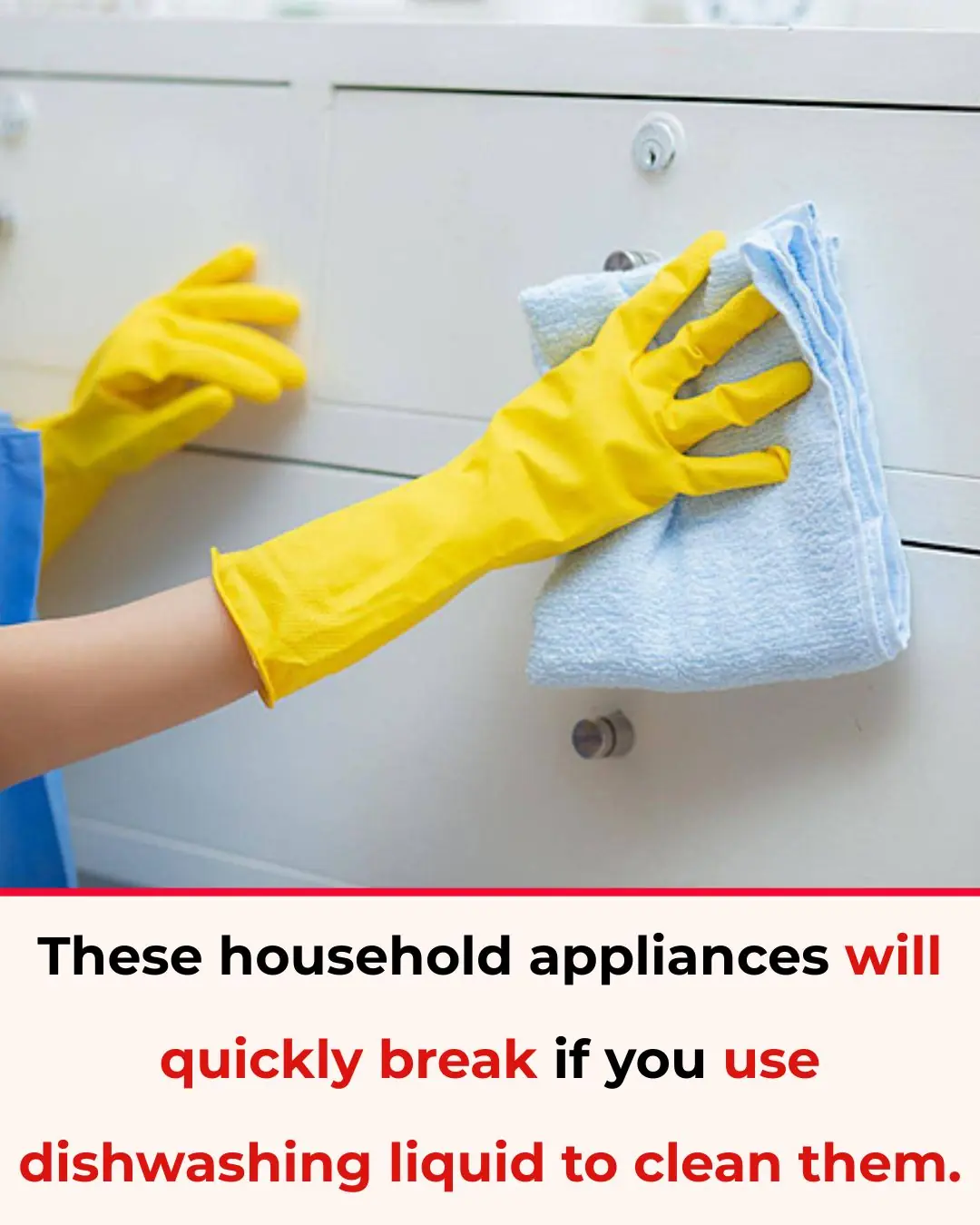 Household Items That Quickly Get Damaged If You Clean Them with Dish Soap