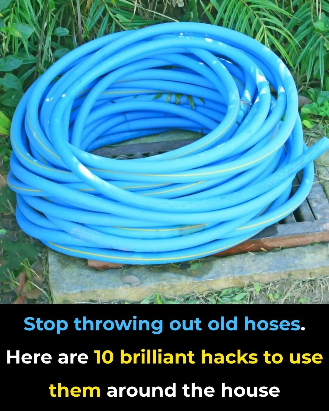 Stop throwing out old hoses. Here are 10 brilliant hacks to use them around the house