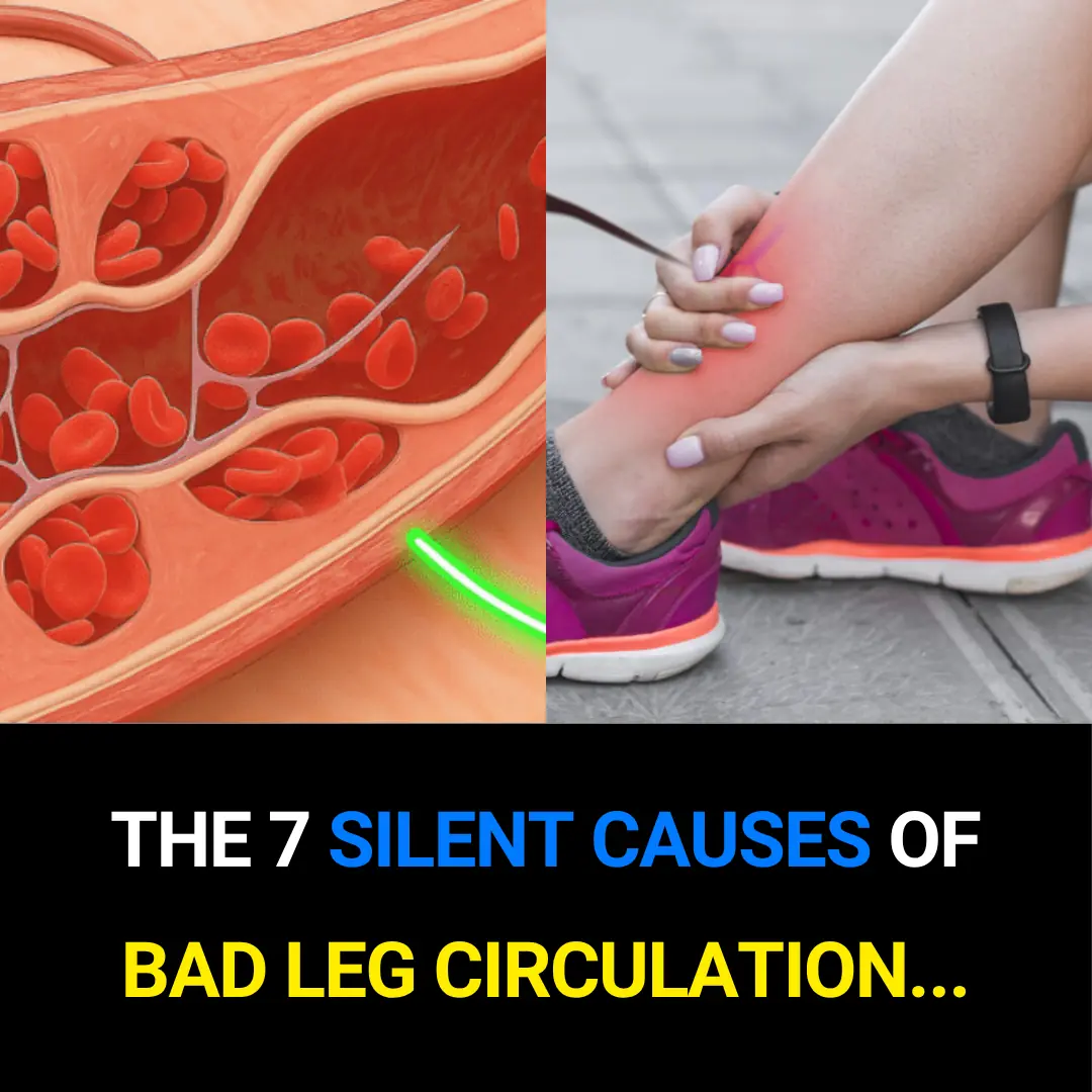 The 7 Silent Causes of Poor Leg Circulation — And How to Fix Them Naturally