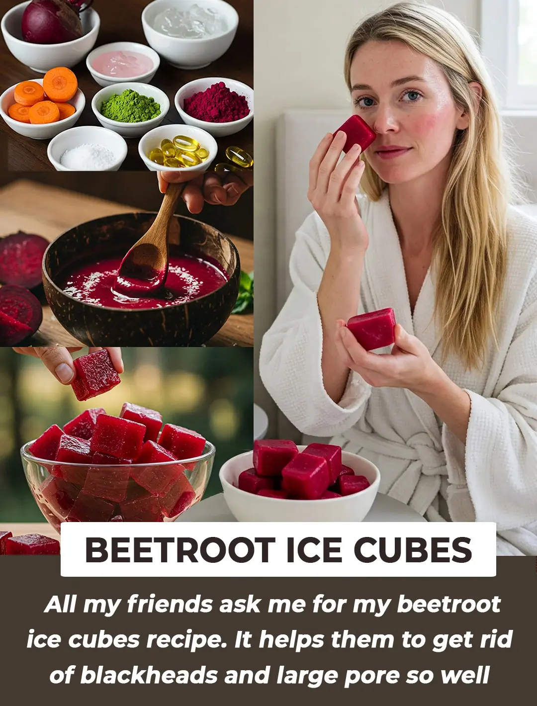 Homemade Beetroot Ice Cubes: The Best DIY Skincare Treatment for Glowing, Healthy Skin