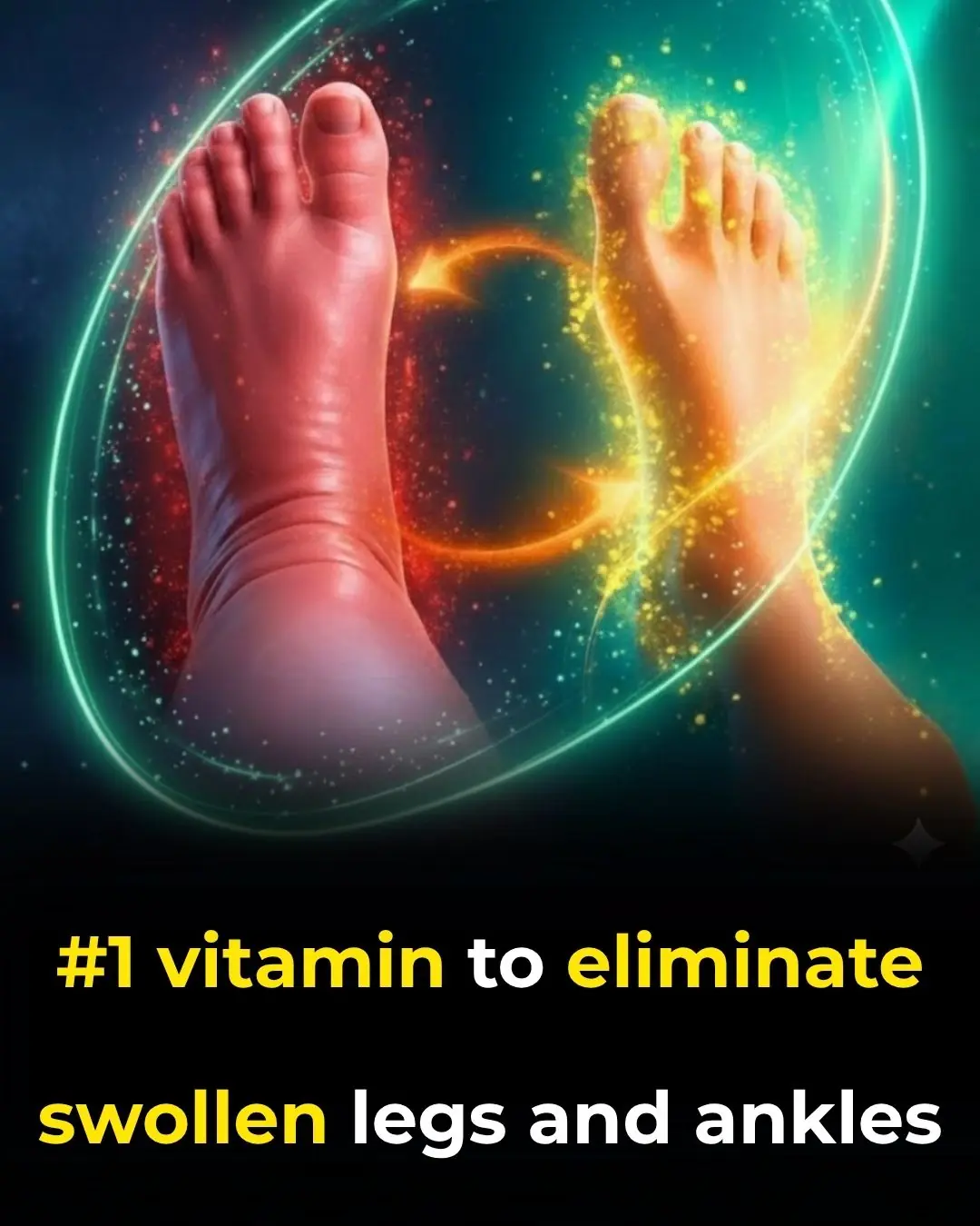 #1 Vitamin to Eliminate Swollen Legs and Ankles