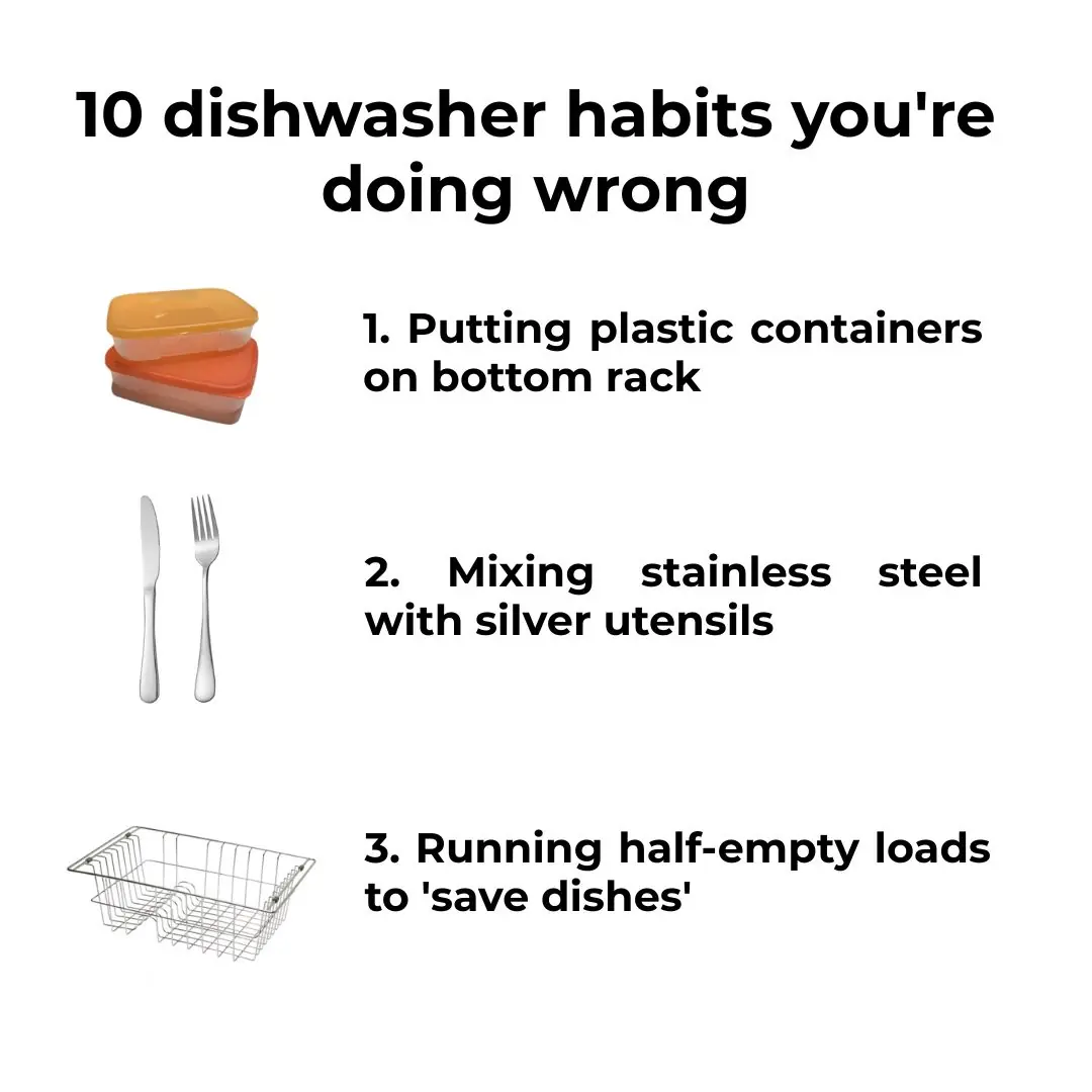 10 dishwasher habits you’re doing wrong