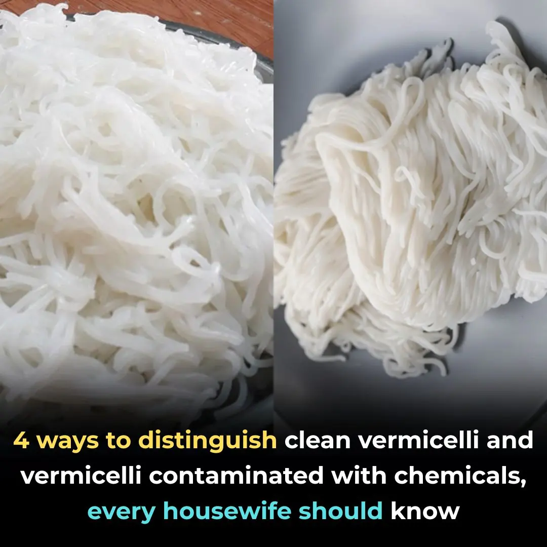 4 ways to distinguish clean vermicelli and vermicelli contaminated with chemicals, every housewife should know