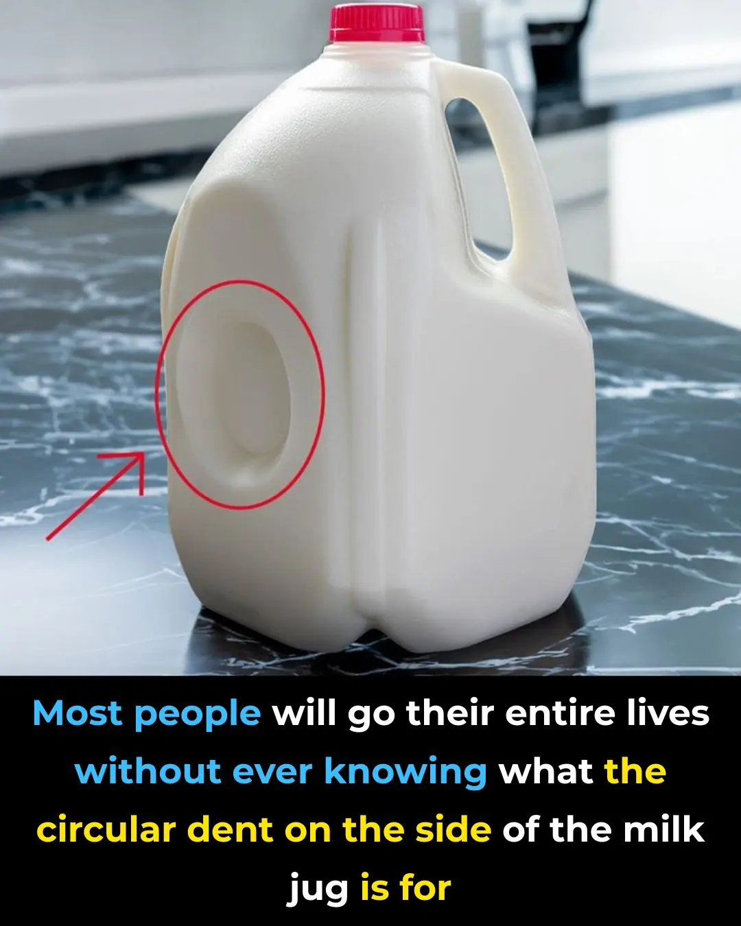 Why There’s a Dent in Your Milk Jug—and What It Actually Does