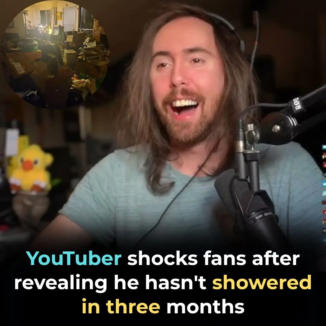 YouTuber shocks fans after revealing he hasn't showered in three months