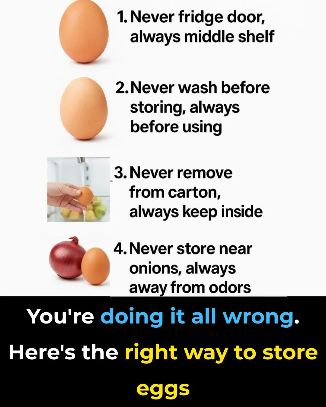 You’re doing it all wrong. Here’s the right way to store eggs