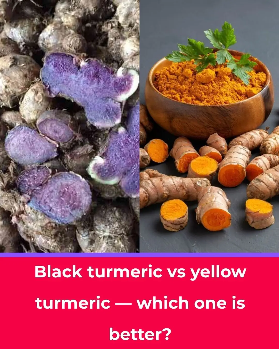 Black Turmeric vs. Yellow Turmeric: Which One Is Better?