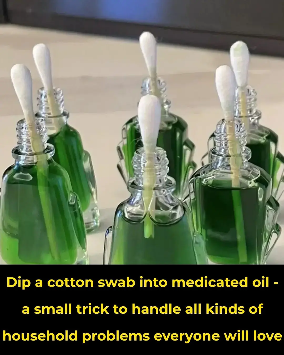 The Science Behind Putting a Cotton Swab in a Menthol Oil Bottle