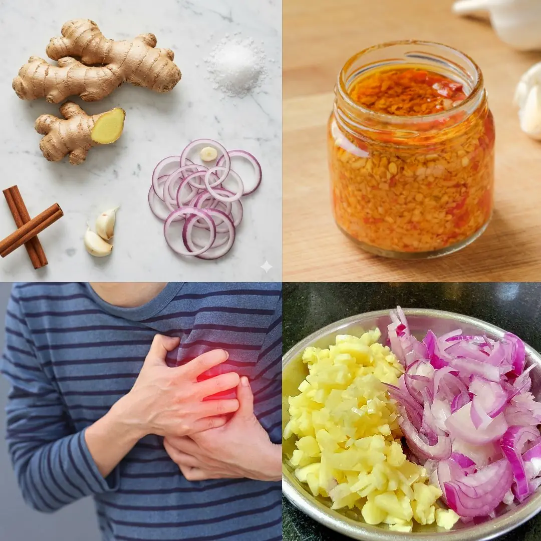 Honey, Lemon, Onion, Garlic & Ginger: The Daily Spoonful That Works Wonders