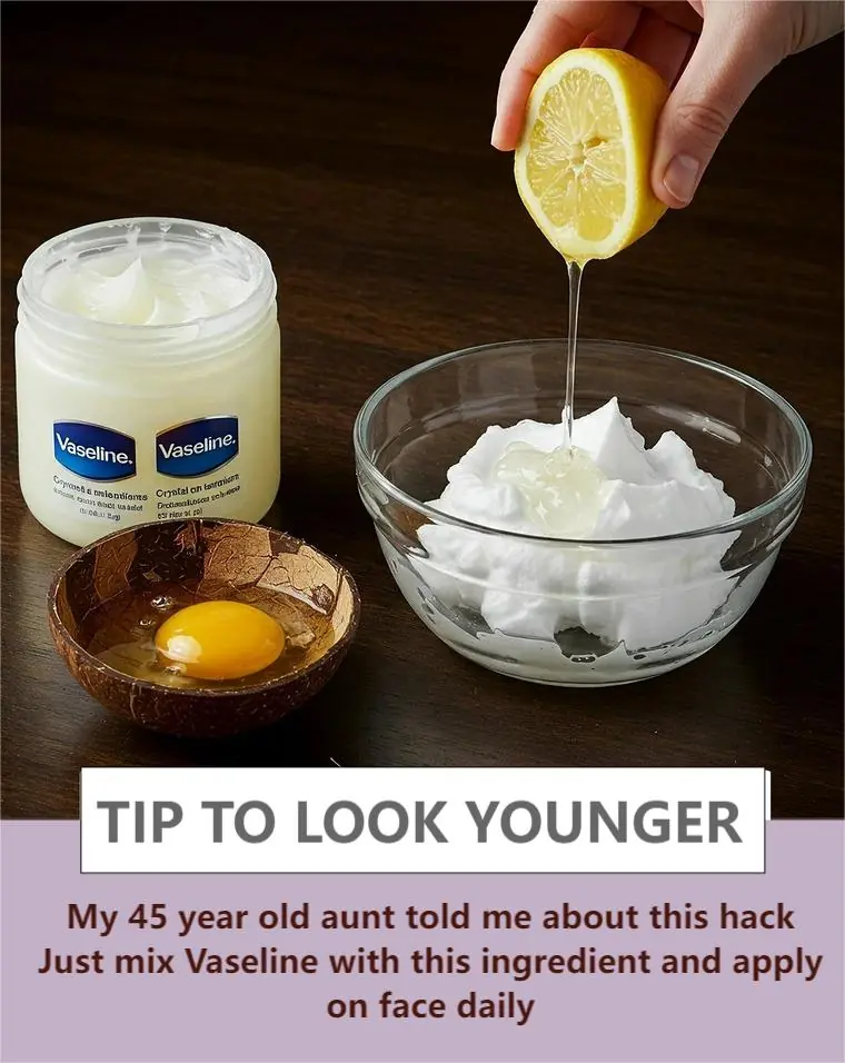 Vaseline and Egg White Face Mask: The Ultimate Anti-Aging Remedy to Look 10 Years Younger