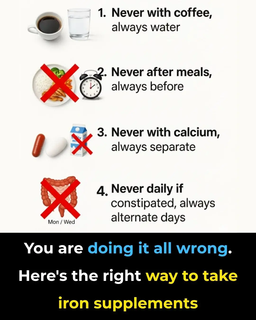 You’re Taking Iron Supplements Wrong — Here’s the Science-Backed Way to Do It Right