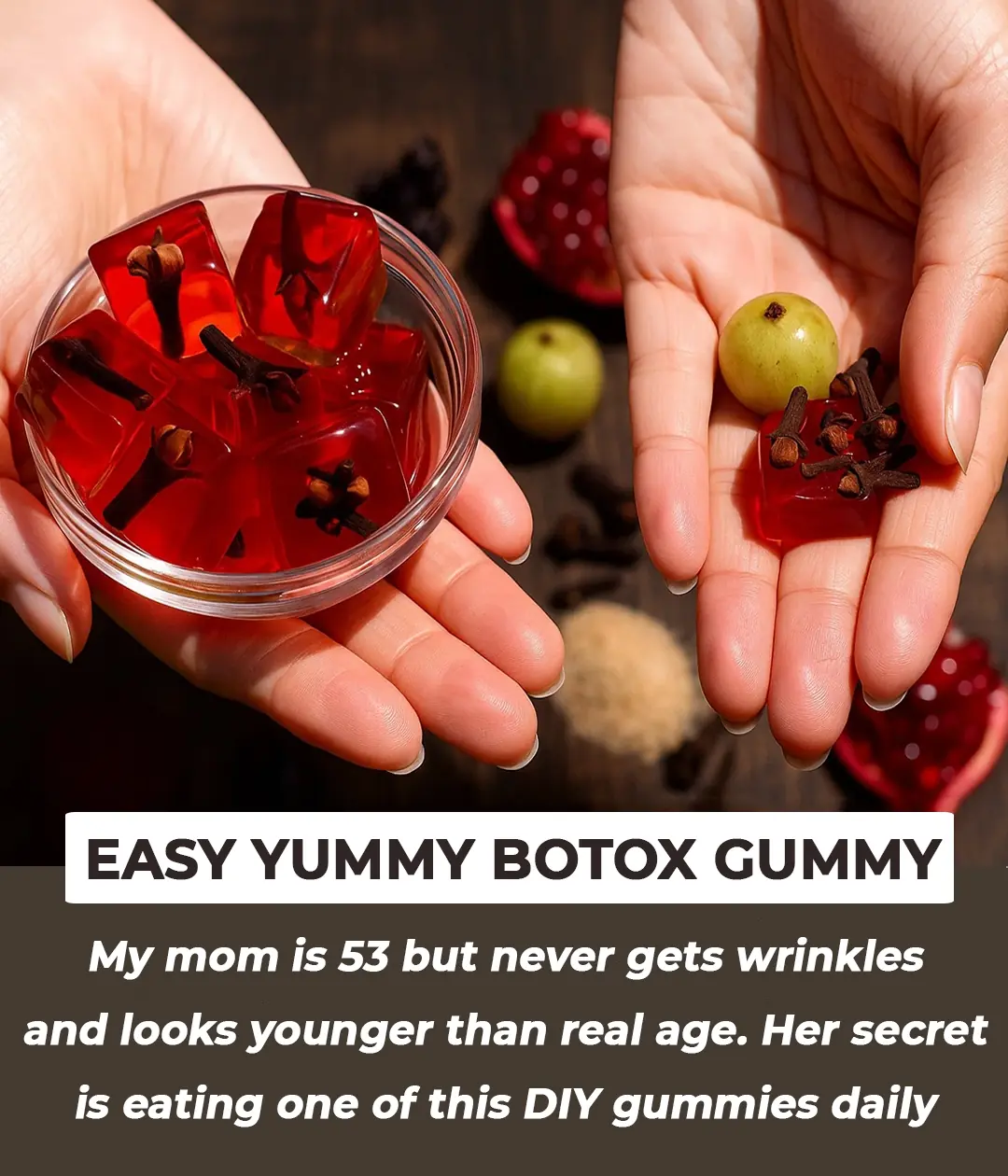 Homemade Clove Collagen Gummies for Wrinkles, Age Spots & Glowing Skin: The Delicious Way to Rejuvenate Your Skin