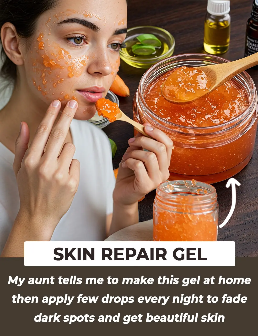 Homemade Carrot Gel for Glowing Skin & Wrinkles