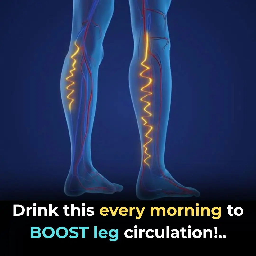 Drink THIS every morning to BOOST leg circulation!
