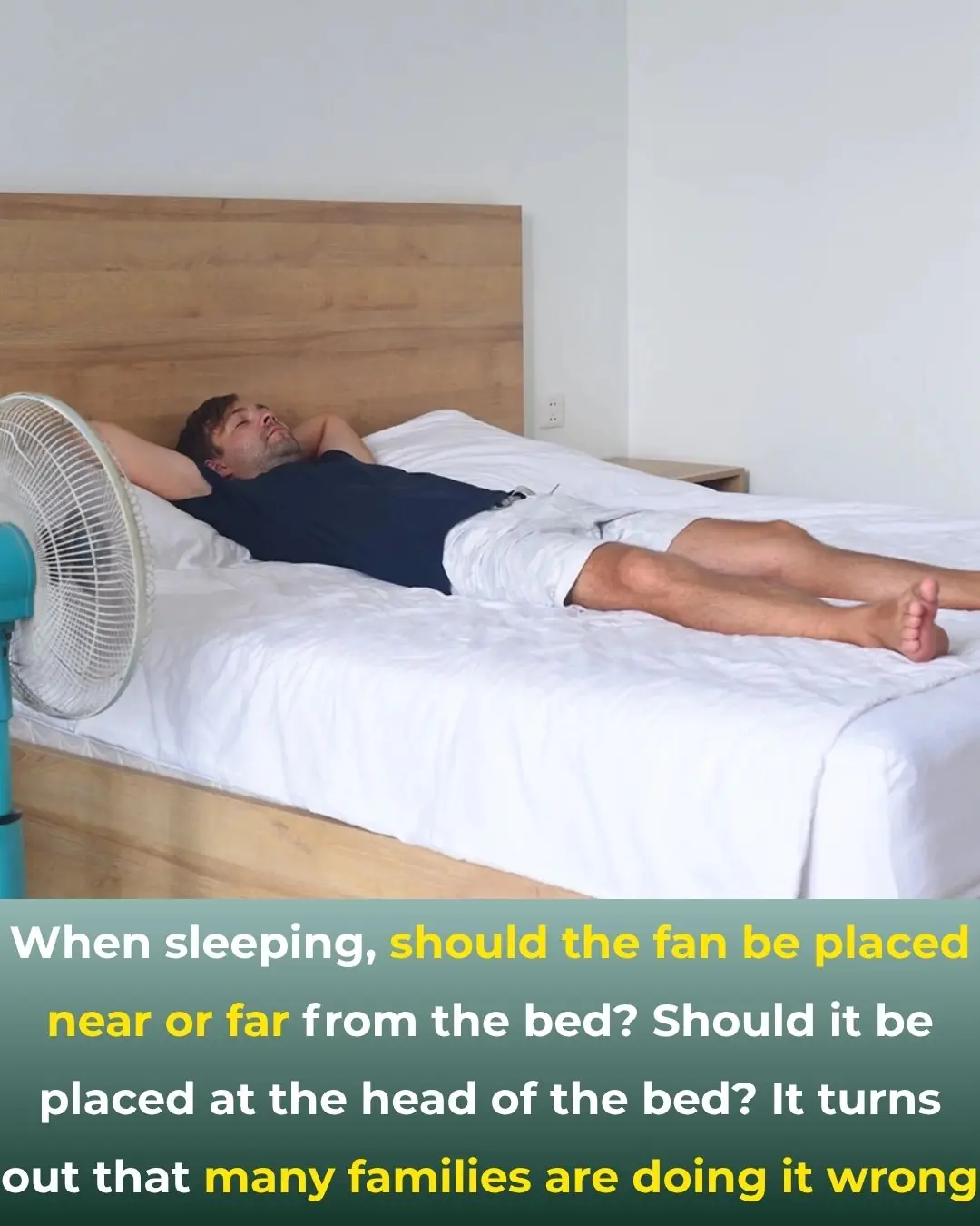 Should You Place a Fan Close to or Far from the Bed While Sleeping? Many Homes Are Doing It Wrong