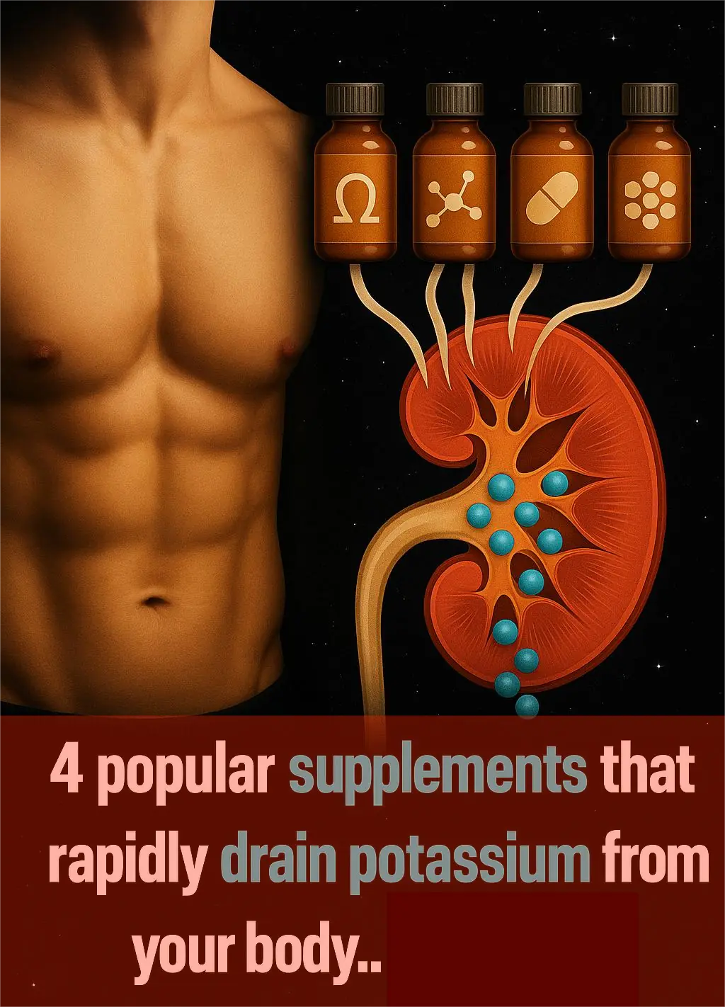 4 popular supplements that rapidly drain potassium from your body