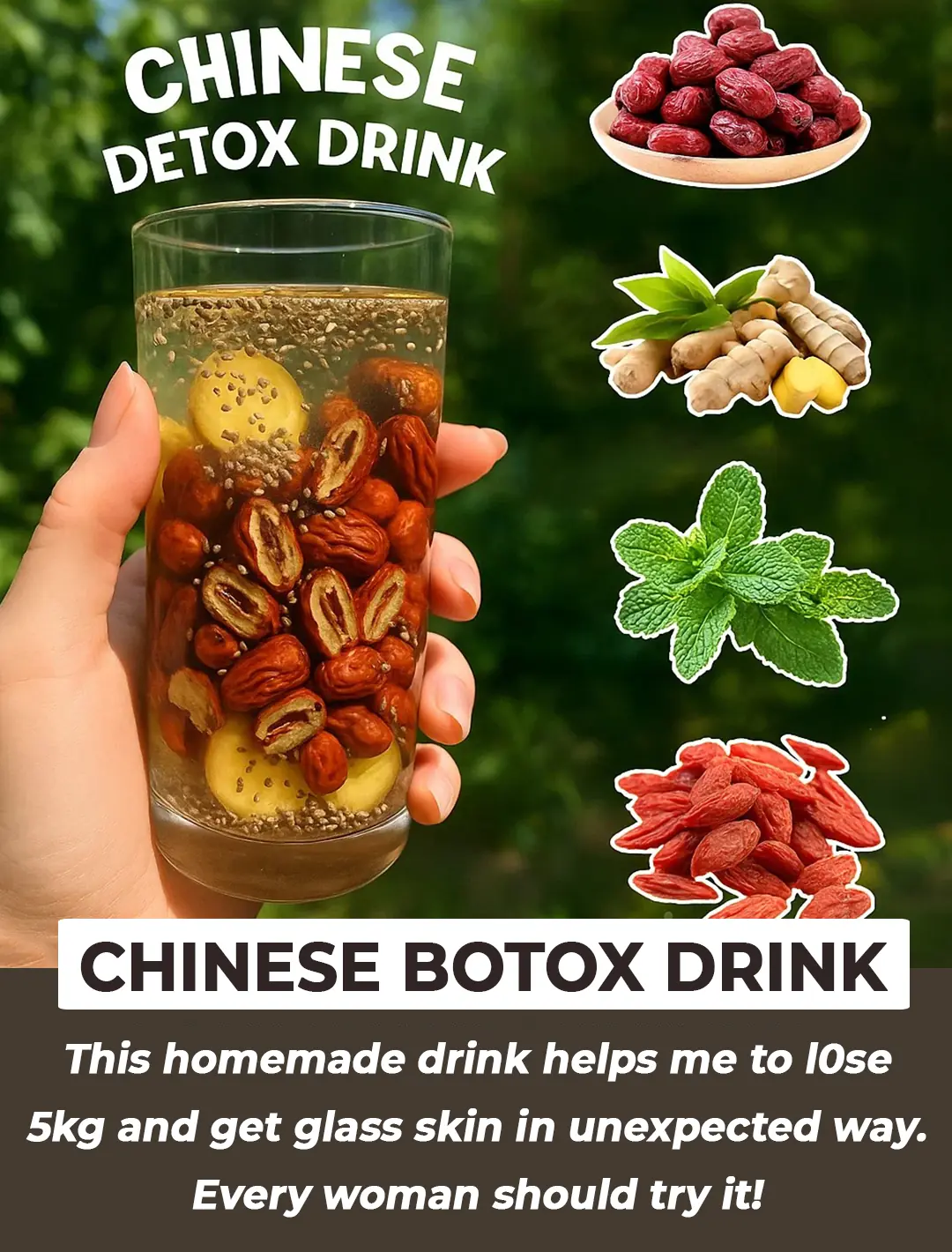 DIY Jujube Ginger Detox: The Chinese "Botox" Drink for Ageless, Glowing Skin