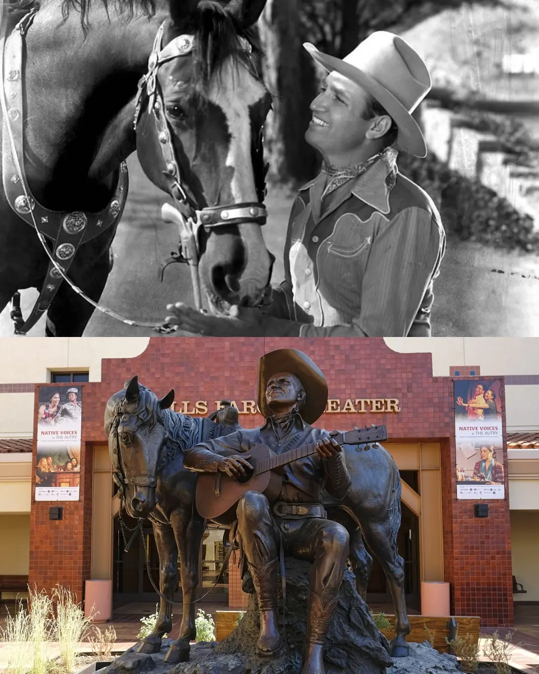 The Cowboy and His Champion.