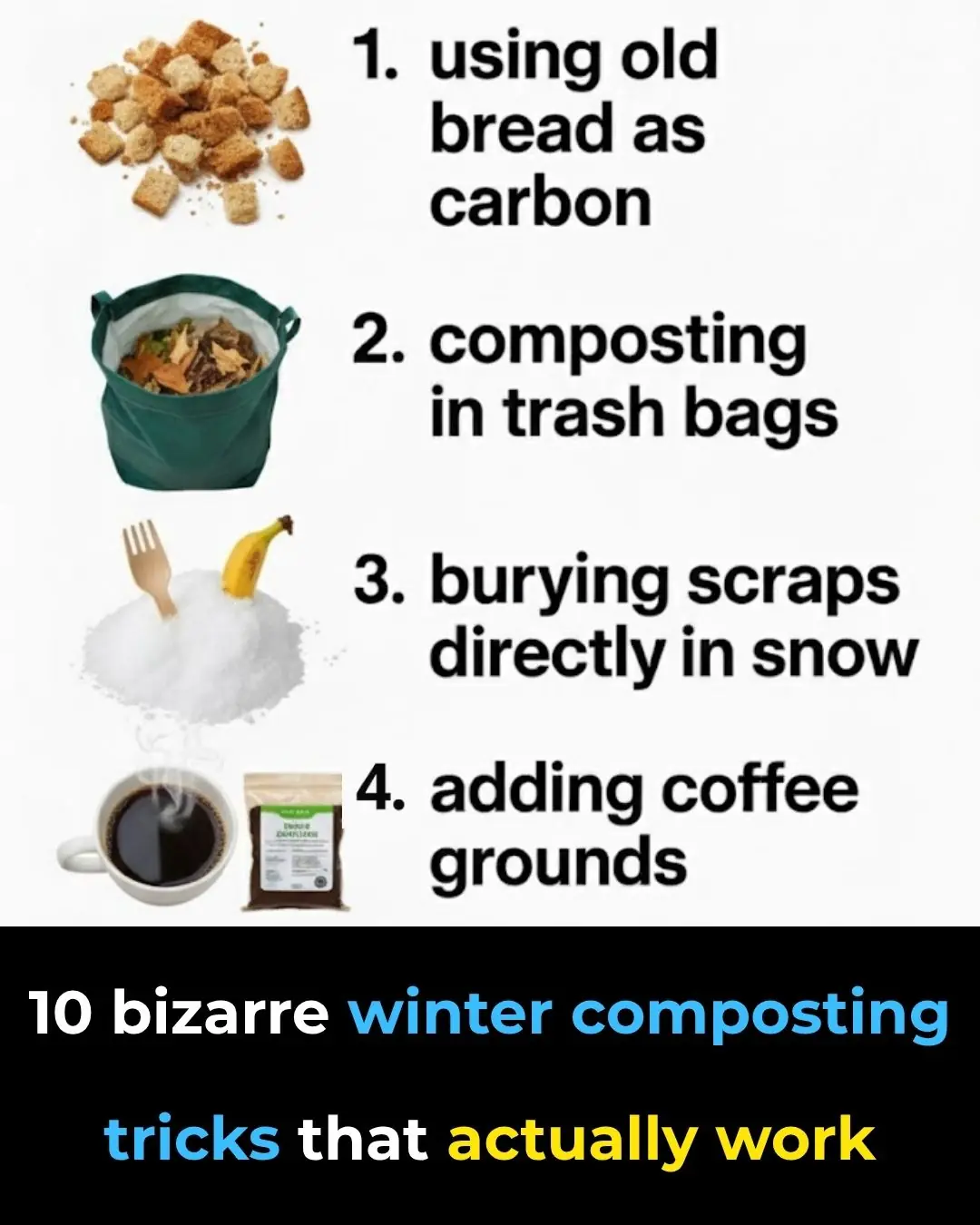 10 (Plus One) Unusual Winter Composting Hacks That Really Work