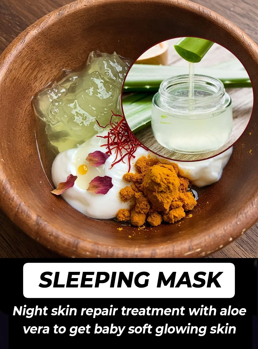 Aloe Vera Sleeping Mask For Clear Skin