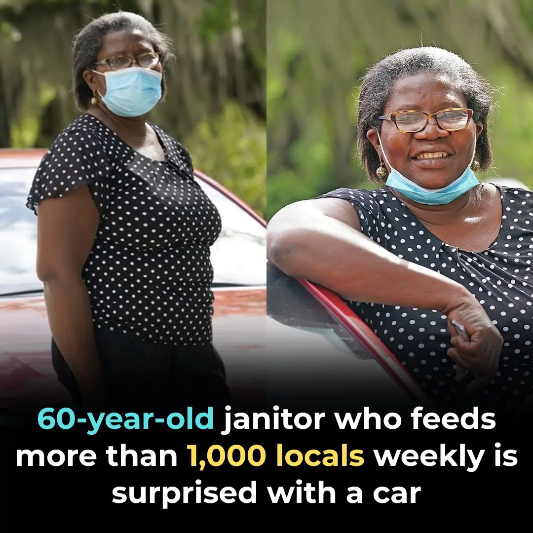60-Year-Old Janitor Who Feeds More Than 1,000 Locals Weekly Is Surprised With A Car