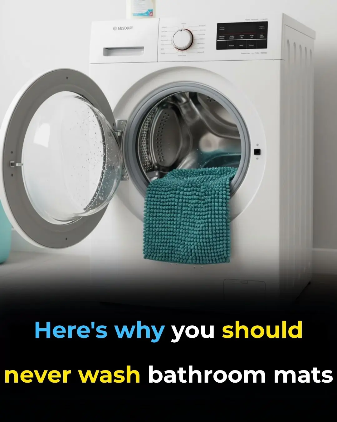 Why You Shouldn’t Be Washing Bath Mats in the Washer