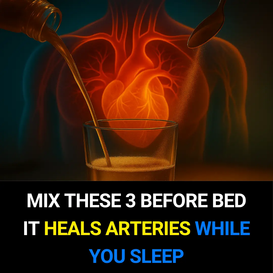 Mix These 3 Before Bed — They Help Heal Your Arteries While You Sleep