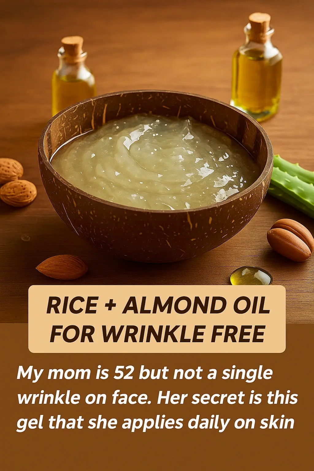 The Natural Anti-Aging Duo: How Rice and Almond Oil Can Help Smooth Wrinkles and Rejuvenate Your Skin