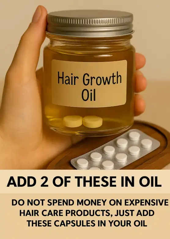Add these tablets in your oil, no hair fall and fast hair growth