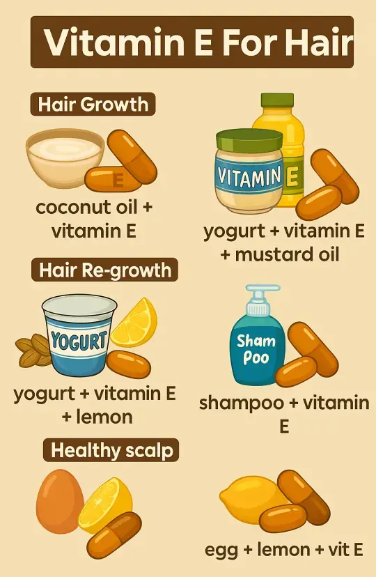Vitamin E Benefits For Hair
