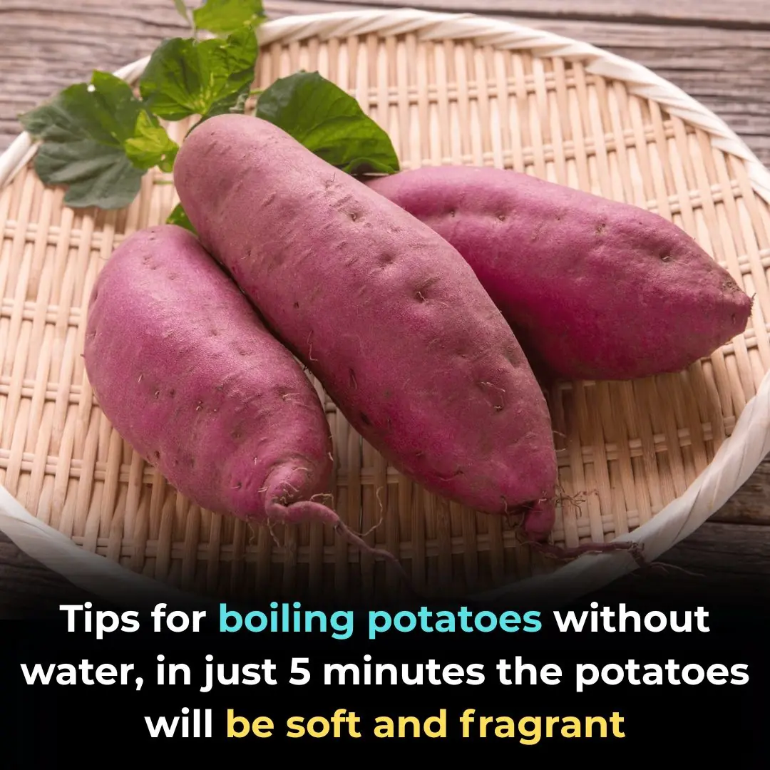 Tips for boiling potatoes without water, in just 5 minutes the potatoes will be soft and fragrant