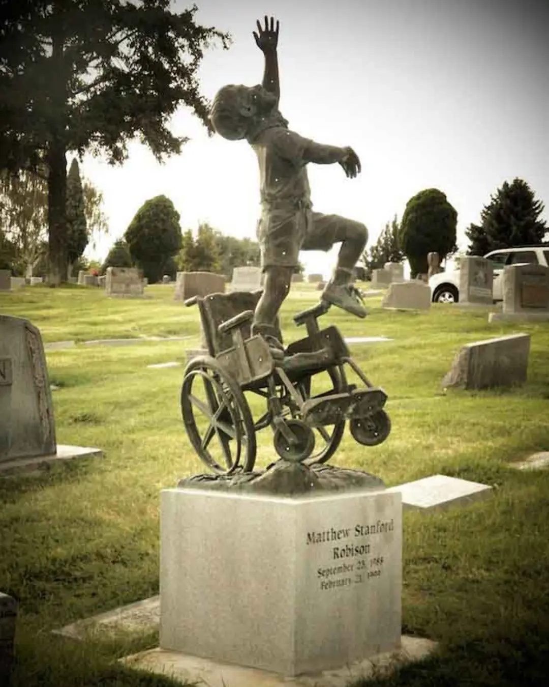 A Father’s Love Etched in Stone: The Story Behind Matthew’s Tombstone.