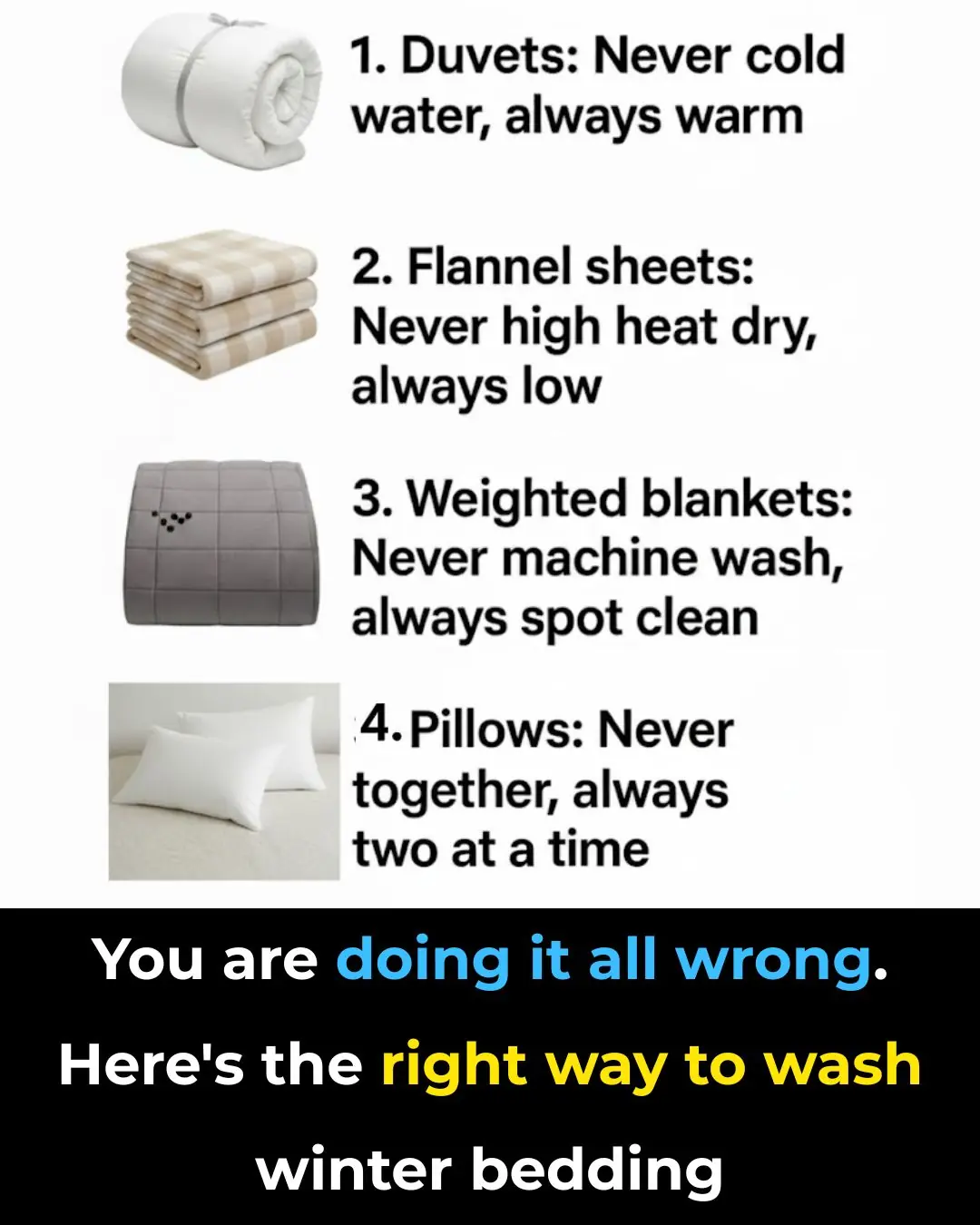 You’re Doing It All Wrong — Here’s the Right Way to Wash Winter Bedding