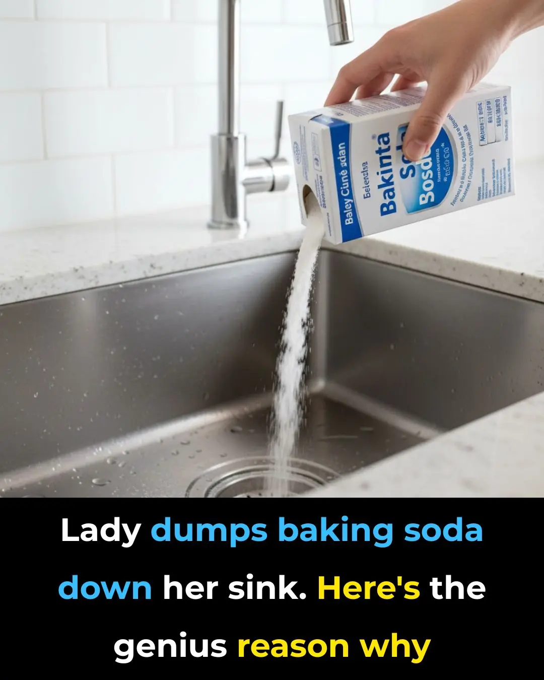 The Genius Science Behind Using Baking Soda in Your Sink