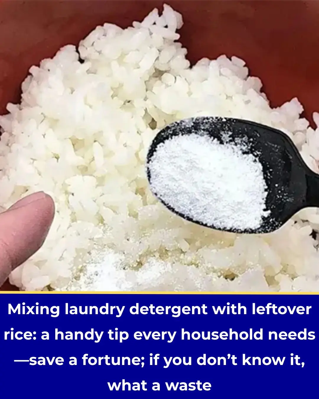 Mixing Leftover Rice with Laundry Detergent: A Surprising Cleaning Hack That Works Wonders