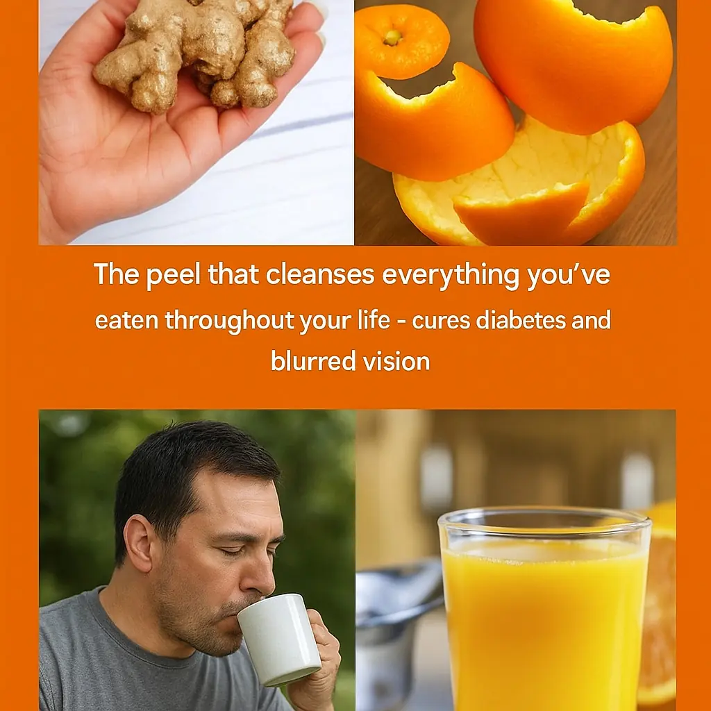 The Orange Peel Elixir That Cleanses Your Whole Body and Fights Diabetes, Cholesterol, and Blurry Vision