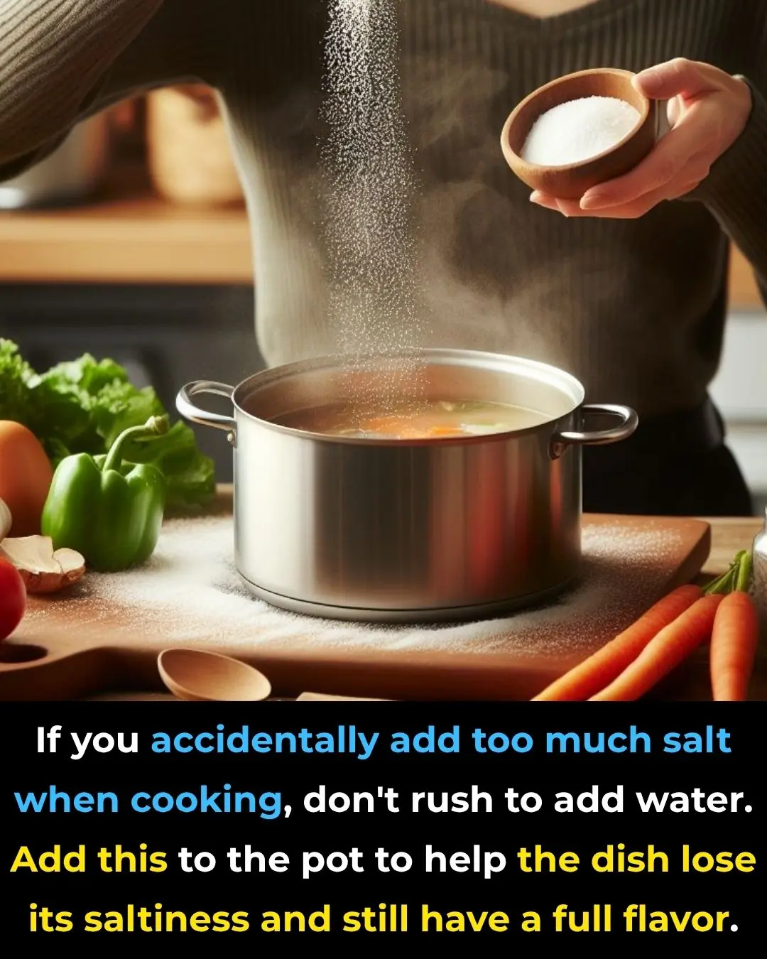 Tips If You Accidentally Add Too Much Salt While Cooking
