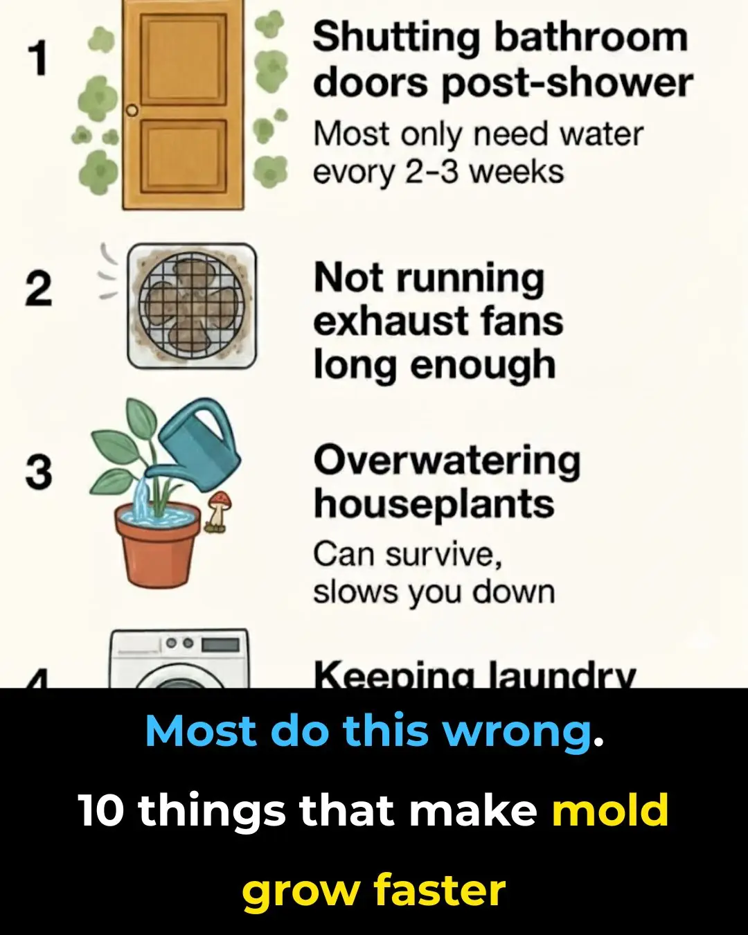 Most People Do This Wrong: 10 Everyday Habits That Make Mold Grow Faster