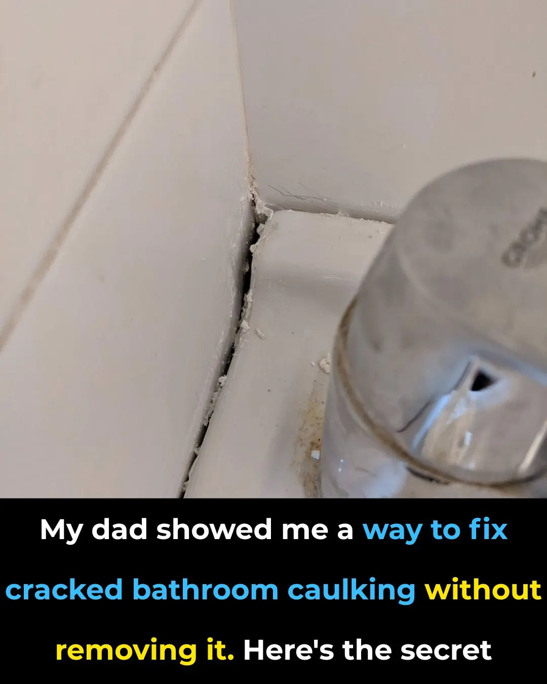 Easy DIY Fix for Cracked Bathroom Caulking