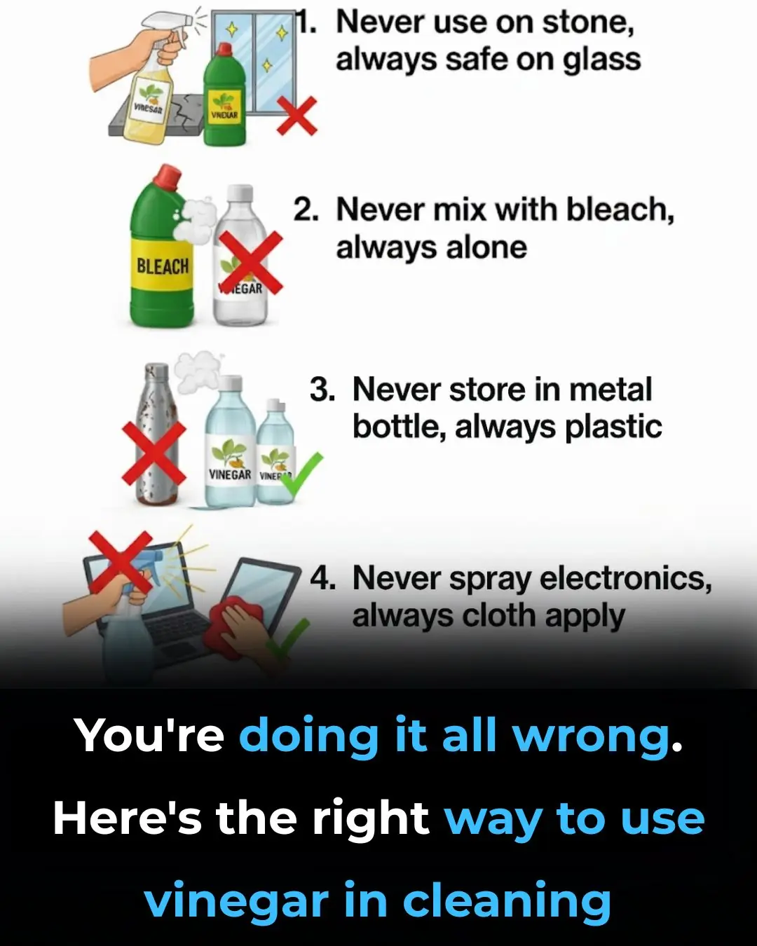 Here’s the right way to use vinegar in cleaning